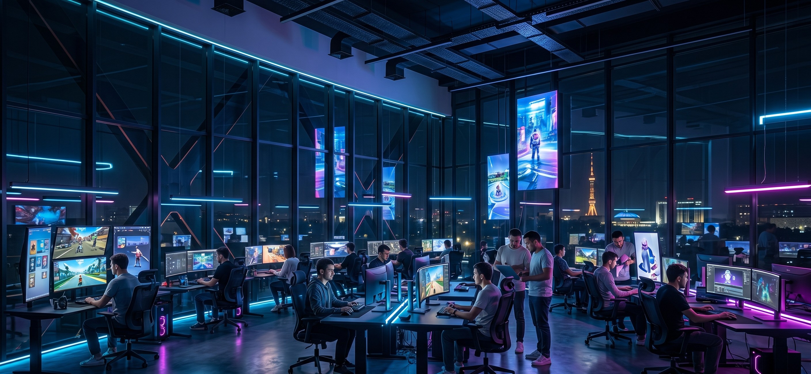 Xentavira creative production floor